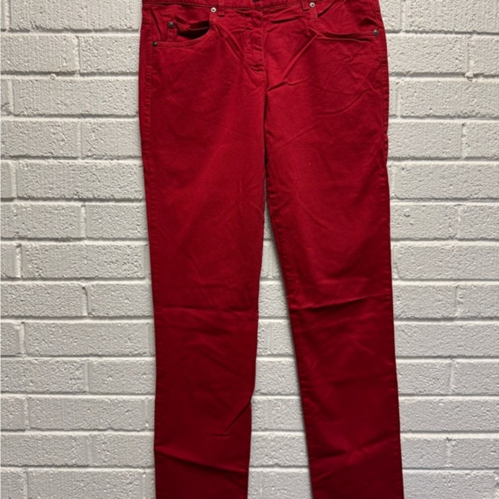 Paul & Shark Red Straight Leg Denim